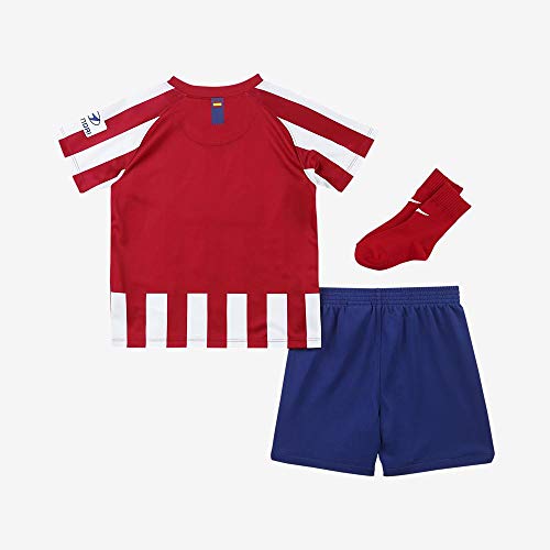 NIKE ATM I Nk BRT Kit Hm Equipamento de Fútbol, Unisex niños, Sport Red/White/Deep Royal Blue/(Deep Royal Blue) (Full Sponsor), 24-36M