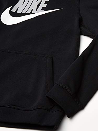 NIKE B NSW Club + Hbr Po Sudadera, Niños, Black/lt Smoke Grey, M NIKE B NSW Club + Hbr Po Sudadera, Niños, Black/lt Smoke Grey, M