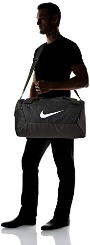 NIKE Brasilia Bolsa de Gimnasio, Unisex Adulto, Negro (Black/Black/White), MISC