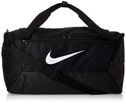 NIKE Brasilia Bolsa de Gimnasio, Unisex Adulto, Negro (Black/Black/White), MISC