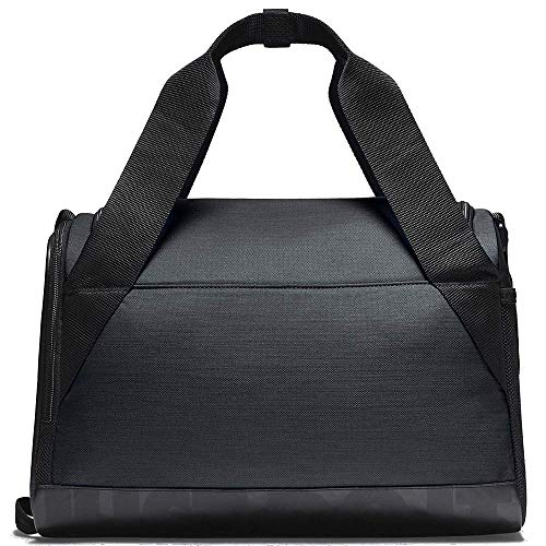 NIKE Brasilia Duffel Bolsa, Adultos Unisex, Blanco/Negro, S