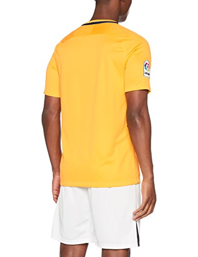 NIKE Breathe Stadium SS Away Camiseta 2ª equipación Atlético de Madrid 17-18, Hombre, Amarillo (University Gold/Midnight Navy), M