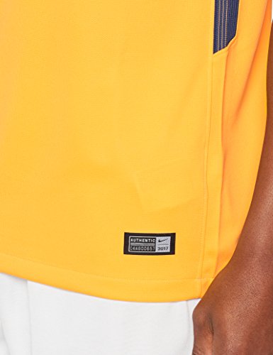NIKE Breathe Stadium SS Away Camiseta 2ª equipación Atlético de Madrid 17-18, Hombre, Amarillo (University Gold/Midnight Navy), M NIKE Breathe Stadium SS Away Camiseta 2ª equipación Atlético de Madrid 17-18, Hombre, Amarillo (University Gold/Midnight Navy), M