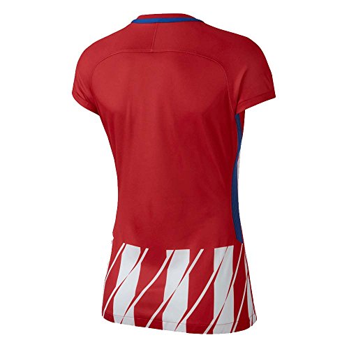 NIKE Camiseta del Atletico de Madrid para Mujer, Temporada 2017/2018, Mujer, 847219-611, Rojo/Blanco, Small NIKE Camiseta del Atletico de Madrid para Mujer, Temporada 2017/2018, Mujer, 847219-611, Rojo/Blanco, Small