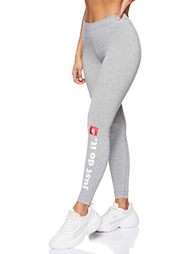 NIKE CJ1994-063 Leggings, Gris, L para Mujer