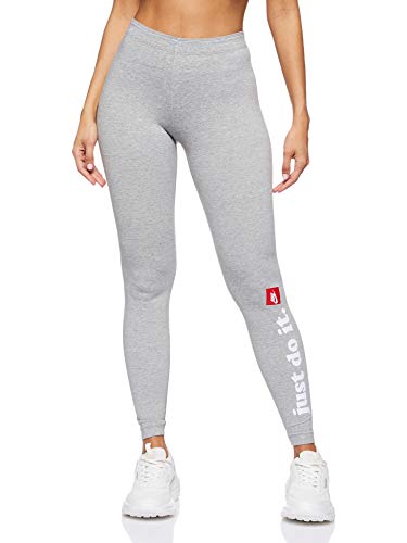 NIKE CJ1994-063 Leggings, Gris, L para Mujer