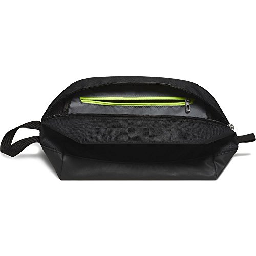 Nike Club Team Swoosh Toiletry Bag Bolsa de aseo, 27 cm, Negro (White)