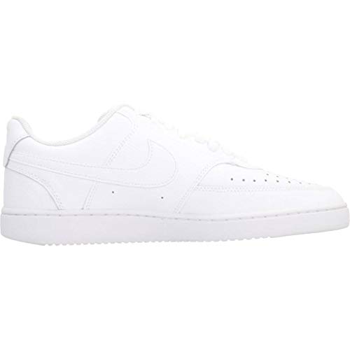 Nike Court Vision LO, Zapatillas Hombre, Blanco (White/White/Black 102), 45 EU