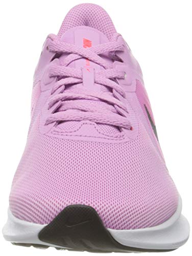 Nike Downshifter 10, Running Shoe Mujer, Beyond Pink/Black-Flash Crimson, 39 EU