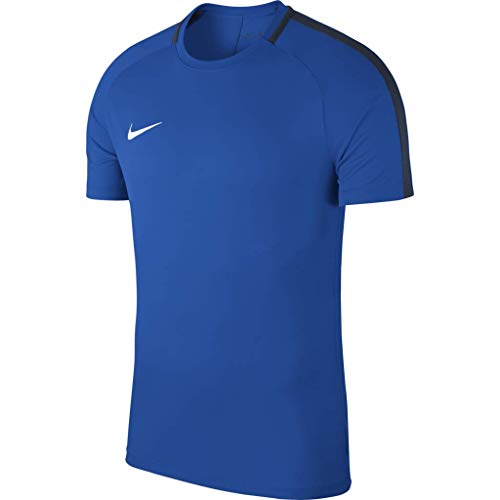 Nike Dry Academy 18 Football Top, Camiseta Hombre, Azul (Royal Blue/Obsidian/White), L