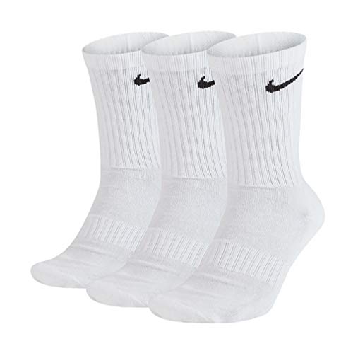 Nike Everyday Cushion Crew - Calcetines (3 unidades) negro/blanco L Nike Everyday Cushion Crew - Calcetines (3 unidades) negro/blanco L