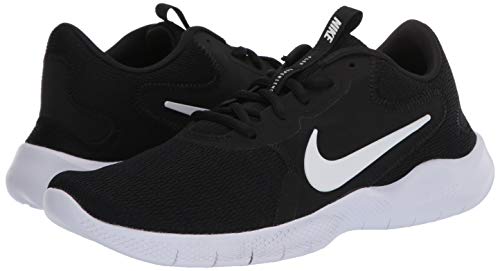 Nike Flex Experience RN 9, Running Shoe Mujer, Black/White-Dark Smoke Grey, 37.5 EU