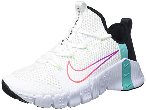 Nike Free Metcon 3, Zapatillas de fútbol Unisex Adulto, White Hyper Violet Flash Crimson Hyper Jade Black Vapor Green, 41 EU