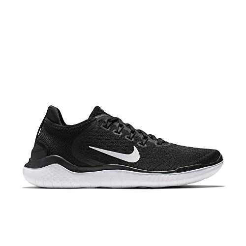 Nike Free Rn 2018, Zapatillas de Running para Mujer, Negro (Black/White 001), 38 EU