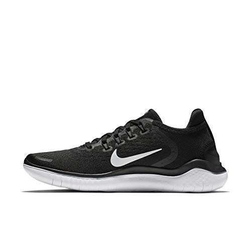 Nike Free Rn 2018, Zapatillas de Running para Mujer, Negro (Black/White 001), 38 EU