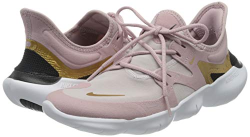 Nike Free RN 5.0, Zapatillas de Running Mujer, Morado (Plum Chalk/Metallic Gold-Plati 501), 39 EU