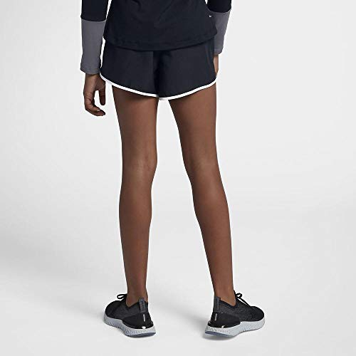 NIKE G NK Dry Sprinter Short Pantalones Cortos de Deporte, Niñas, Black/Black/White/White c/o, S