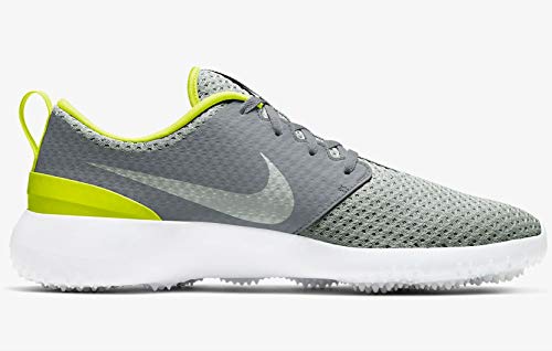 Nike Golf - Roshe Zapatos sin clavos, gris (Gris ahumado/Gris Niebla-blanco-limón Venom), 43.5 EU