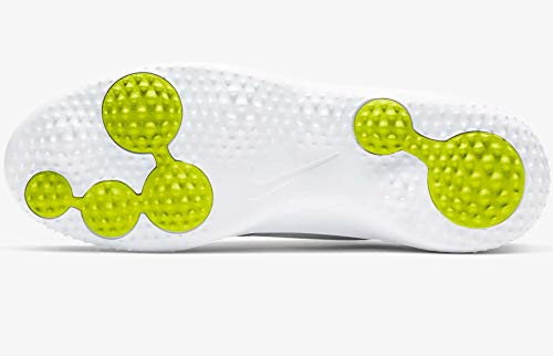 Nike Golf - Roshe Zapatos sin clavos, gris (Gris ahumado/Gris Niebla-blanco-limón Venom), 43.5 EU