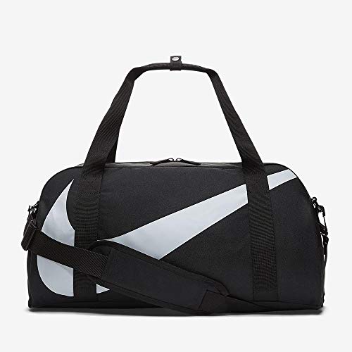 NIKE Gym Club Bolsa de Deporte, Unisex Niños, Multicolor (Black/Wolf Grey), 48 x 23 x 28 cm