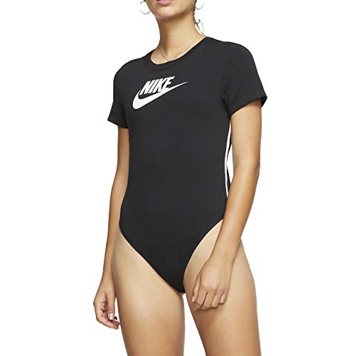 Nike Heritage - Body para mujer blanco/negro XS