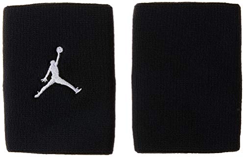 NIKE Jordan Muñequera, Unisex Adulto, Negro, Talla Única