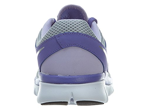 Nike Laufschuhe Flex 2014 Run (GS) Wolf Grey-Metallic Silver-Purple Haze-Hydrangeas (642755-003) 36 Grau