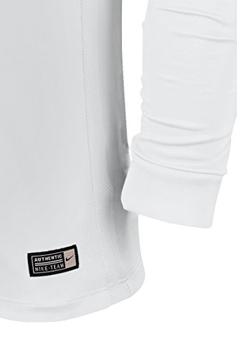 Nike LS Park Vi JSY Camiseta de Manga Larga, Hombre, Blanco (White/Black), L