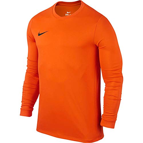 Nike LS Park Vi JSY Camiseta de Manga Larga, Hombre, Naranja (Safety Orange/Black), M Nike LS Park Vi JSY Camiseta de Manga Larga, Hombre, Naranja (Safety Orange/Black), M