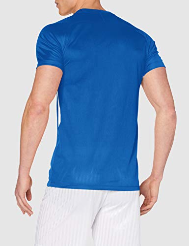 NIKE M NK Dry Tiempo Prem JSY SS T-Shirt, Hombre, Royal Blue/Royal Blue/White/White, L