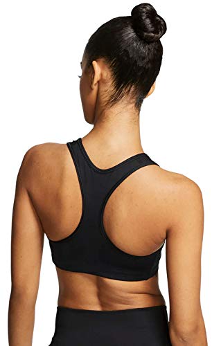 NIKE Med Non Pad Bra Sujetador de Deporte, Mujer, Black/(White), XL NIKE Med Non Pad Bra Sujetador de Deporte, Mujer, Black/(White), XL