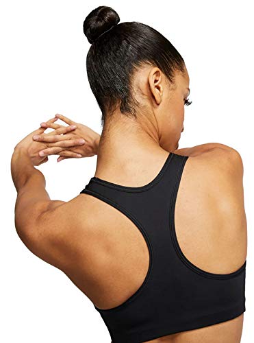 NIKE Med Non Pad Bra Sujetador de Deporte, Mujer, Black/(White), XL NIKE Med Non Pad Bra Sujetador de Deporte, Mujer, Black/(White), XL
