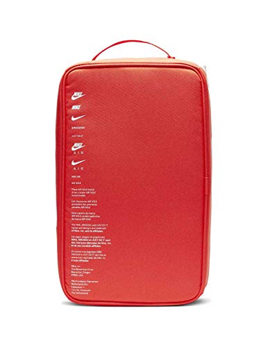 Nike Men's Shoe Box Bag One Size Orange White Nike Men's Shoe Box Bag One Size Orange White