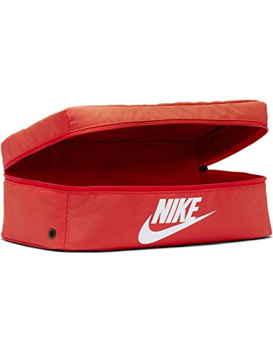 Nike Men's Shoe Box Bag One Size Orange White Nike Men's Shoe Box Bag One Size Orange White