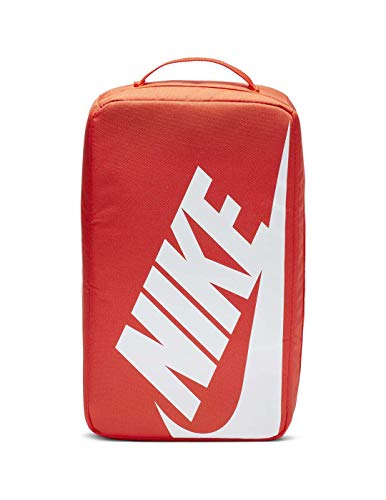 Nike Men's Shoe Box Bag One Size Orange White Nike Men's Shoe Box Bag One Size Orange White