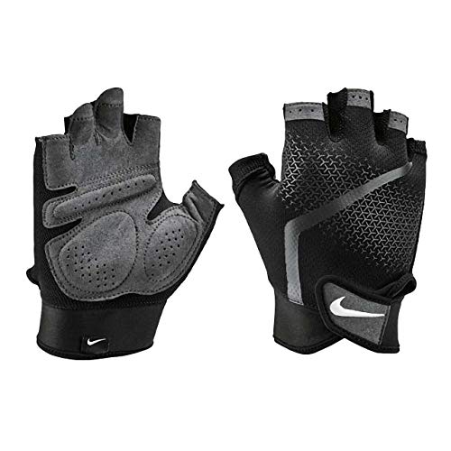 Nike Men's Ultimate Fitness Gloves Guantes, Hombre, Negro / Antracita / Blanco, M Nike Men's Ultimate Fitness Gloves Guantes, Hombre, Negro / Antracita / Blanco, M