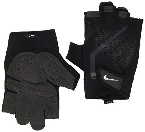 Nike Men's Ultimate Fitness Gloves Guantes, Hombre, Negro / Antracita / Blanco, M