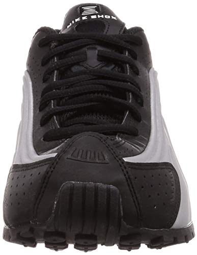 Nike Nike Shox R4 - Zapatillas Deportivas (Talla 8,5), Color Negro y Plateado
