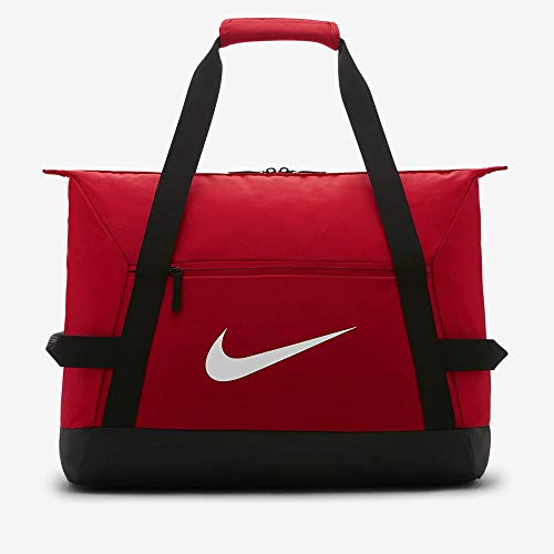 Nike Nk Acdmy Team M Duff Gym Duffel Bag, Unisex Adulto, University Red/Black/(White), MISC