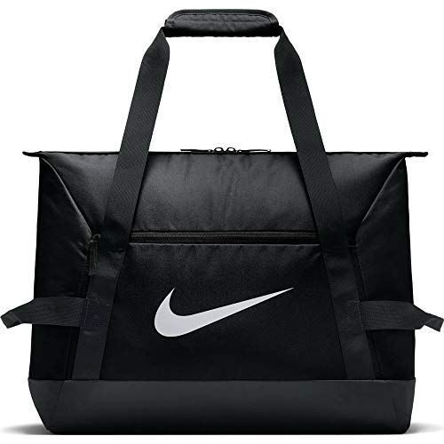 NIKE Nk Acdmy Team S Duff Gym Duffel Bag, Unisex Adulto, Black/Black/White, MISC NIKE Nk Acdmy Team S Duff Gym Duffel Bag, Unisex Adulto, Black/Black/White, MISC