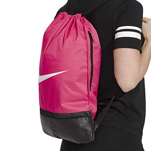 NIKE Nk Brsla Gmsk Saco de Gimnasia, Unisex Adulto, Rosa (Rush Pink/Black/White), One Size NIKE Nk Brsla Gmsk Saco de Gimnasia, Unisex Adulto, Rosa (Rush Pink/Black/White), One Size