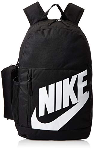 NIKE NK ELMNTL Mochilla de Deporte, Unisex niños, Black/Black/(White), Talla Única