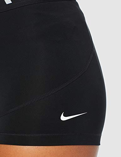 NIKE NP Short Pantalones Cortos, Mujer, Negro (Black/Black/White), L