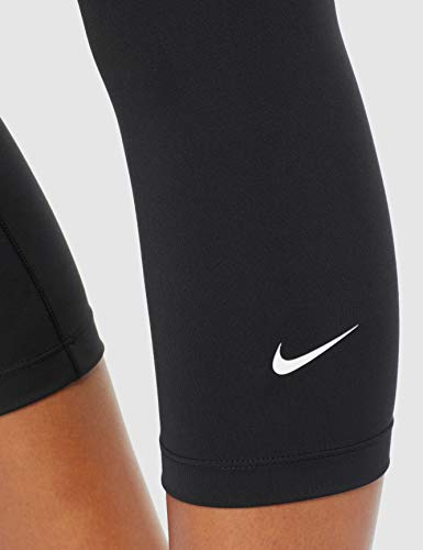 NIKE One Ladies Capris Leggings, Mujer, Negro (Black/White), XS