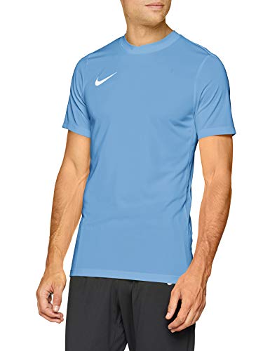 Nike Park VI Camiseta de Manga Corta para hombre, Azul (University Blue/White), M
