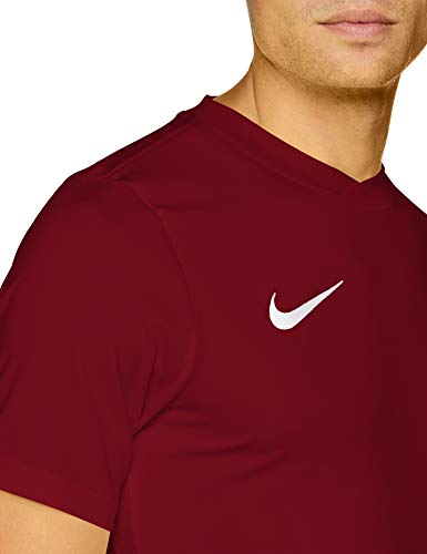 Nike Park VI Camiseta de Manga Corta para hombre, Rojo (Team Rojo/Blanco), L