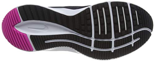 Nike Quest 3, Running Shoe Mujer, Black/Metallic Cool Grey-Dark Smoke Grey, 39 EU
