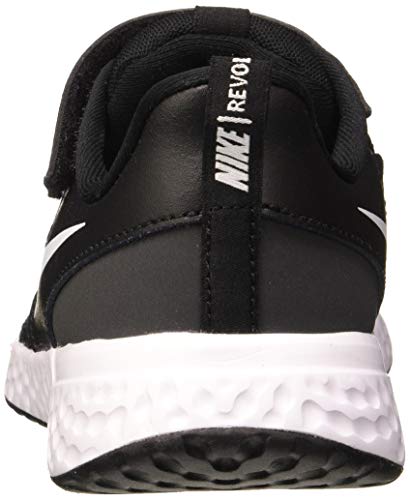 Nike Revolution 5, Running Shoe, Black/White/Anthracite, 32 EU