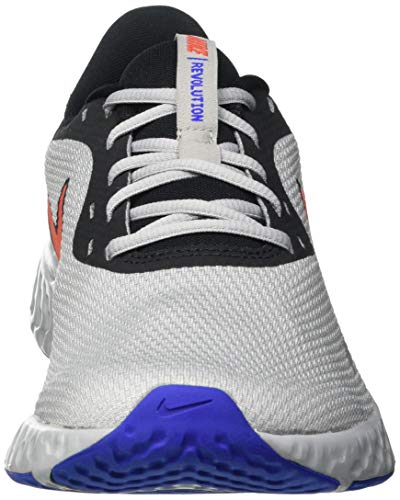 Nike Revolution 5, Running Shoe Hombre, Black/Chile Red-Light Smoke Grey, 41 EU Nike Revolution 5, Running Shoe Hombre, Black/Chile Red-Light Smoke Grey, 41 EU