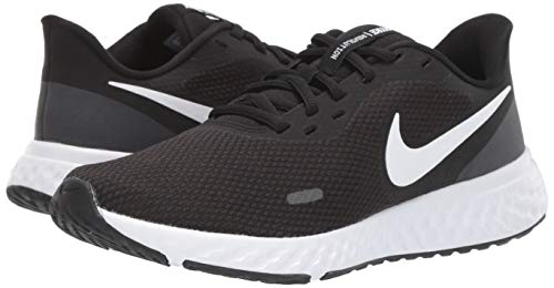 Nike Revolution 5, Running Shoe Mujer, Black White Anthracite, 38 EU